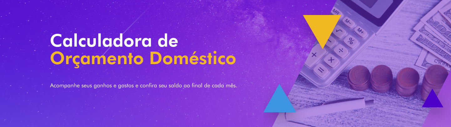 Calculadora de Orçamento Doméstico